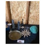 Miscellaneous candleholders and hot plates