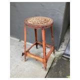 Metal stool 20 1/2 inches seat to