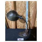 Vintage cast iron lamp works as it should