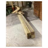 Treated 8 foot 4 x 4ï¿½s