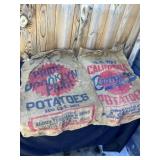 Advertising potato bags