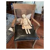 Oak wooden chair