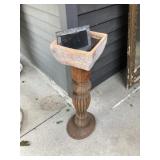 Plant stand approximately 32 inches tall