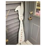 Rabbit decor, approximately 48 inches tall