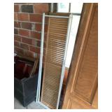 Wooden shutter 63 inches tall