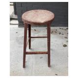 Metal stool 24 inches floor