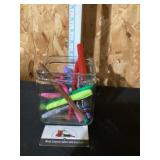 Glass battery jar