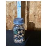 Jar of buttons
