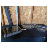 Anchor and Pyrex baking dishes