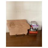 Cards and Elks plaque