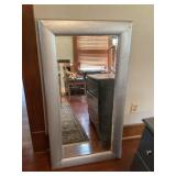 Beveled  Mirror approximately 25 x 47 tall