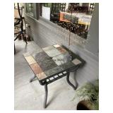 Marble table approximately 24 x 24 x 23 1/2 tall