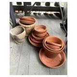 Clay pots