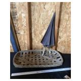 Basket and umbrella