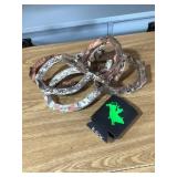 Horseshoes wired together
