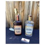 Boone County bourbon bottles one is a lamp