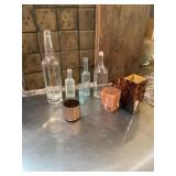Collector bottles, and vaces