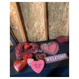Heart welcome sign