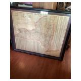 New York State map approximately 50 x 43