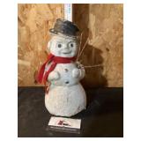 Papier-mï¿½chï¿½ snowman