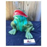 Ceramic frog has damage