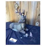 Concrete deer decor