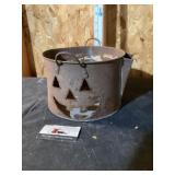 Metal jack o lantern