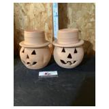 Clay Jack o lanterns