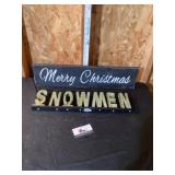 Wooden signs