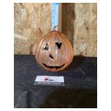 Glass jack o lantern