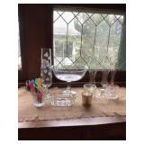 Etched glass