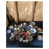 Candles with candleholders miscellaneous