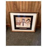 Snowman picture 22 x 18