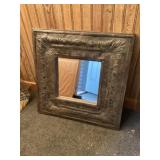 Mirror with metal frame 22 x 22