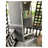Aluminum three step ladder