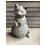 Resin cat approximately 24 inches tall
