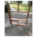 Wooden shelf