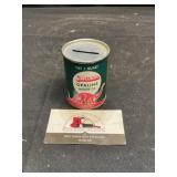 Sinclair Motor Oil Bank Can