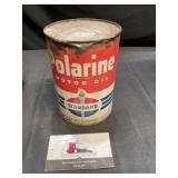 Polarine Motor Oil Can