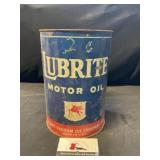 Socony Vacuum Oil Lubrite Can