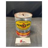 Pennzoil Oil Bank Can