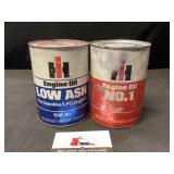 IH Engine Oil Cans