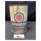 Havoline Motor Oil Can