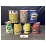 Du Pont, Quaker State, Champlain Oil Cans