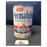 Permalube Motor Oil Can