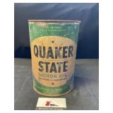 Quaker State Oil Can
