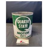Quaker State Oil Can