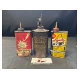 Flare, Alemite, Liquid Wrench Oil Cans