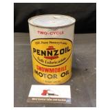 Pennzoil Snowmobile Oil Can