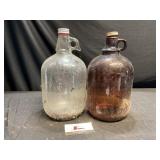 Two Glass Soda Bottles